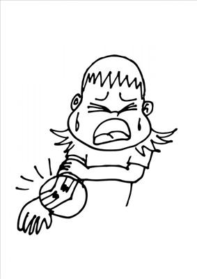Bullet in arm
