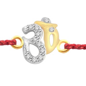 Daimond Om Rakhi