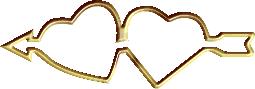 gold heart