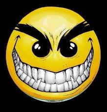 Evil face