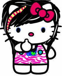 Bad hello kitty!