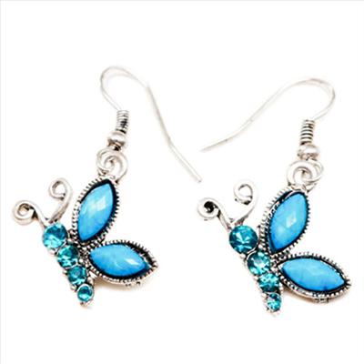 Little Blue Butterfly Earrings