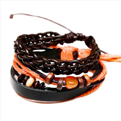 Orange & Brown Combo Bracelets