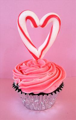 Pink Love Cupcake