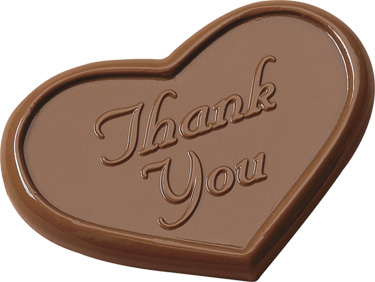 Thank You Chocolate Heart