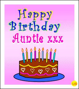 Happy Birthday Aunty