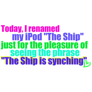 The Ship is Shyncing