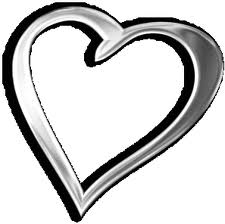 silver heart