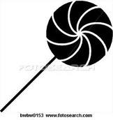 black lollipop