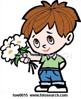 boy -flower