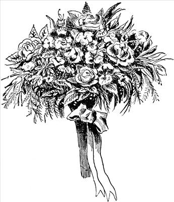 black bouquet