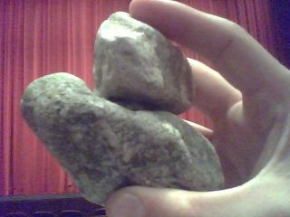 Between two rocks