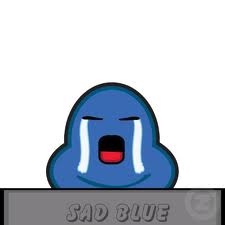 Sad Blue Booger