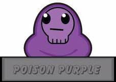 Poiseness purple booger