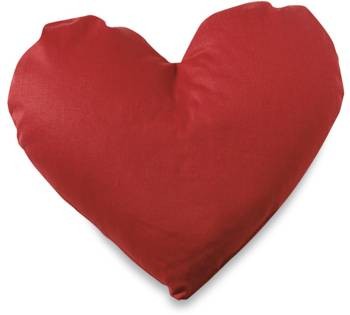 un cuscino a forma di cuore
