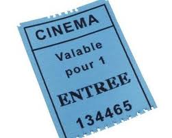 un ticket de ciné