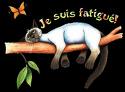 je suis fatigué