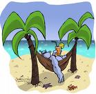 je suis en vacances