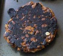 Burnt cookie