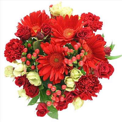 Bundle Of Red and Yellow Roses