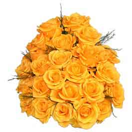 Bundle of Yellow Orange Roses