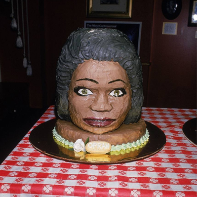 headed cake