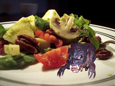 A spicy Chupi-da Salad!
