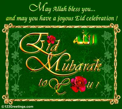 Eid mubarak