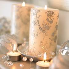 white candles