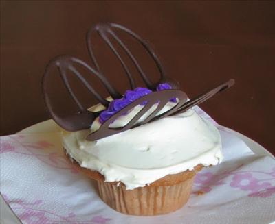 butterfly cupcake