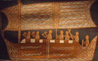 Aborigin handmade arts: Aborjin Elyapımı sanat eserleri:Aborjin tablosu