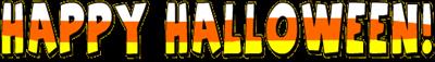Happy Halloween Candy Corn