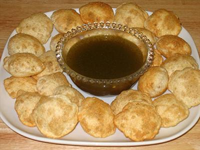 panipuri plate