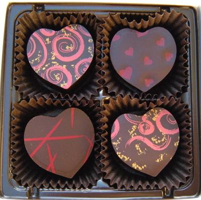 Chocolate Heart Truffles
