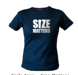size matters