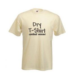winner of dry tshirt award