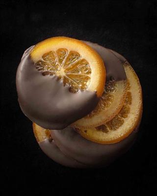 tranches d’orange au chocolat