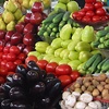 fun colors, shapes and textures at the grocery store