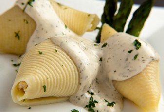 Pasta Shell Filled With Crab - Fully Cooked
