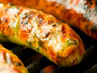 Chicken Sausage Stuffed W/Feta Cheese and Spinach- Our Chicken Sausage with Feta Cheese and Spinach is sure to be a savory surprise for all. Add some flare to your next meal with this healthy best seller!