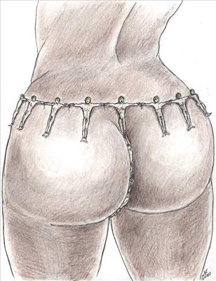 Shrunken men panty