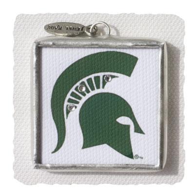 MSU Spartan Charm - front