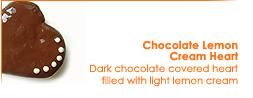 Chocolate Lemon Cream Heart