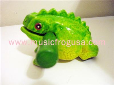 Lucky Wooden Frog