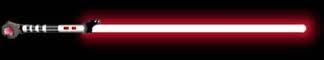 red lightsaber