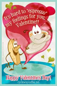 Coffee Valentines Day Card