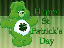 Care Bear St.Patricks Day Card