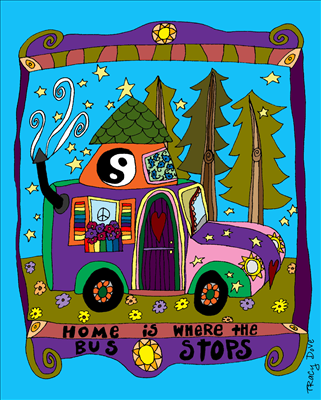 home is where the bus stops