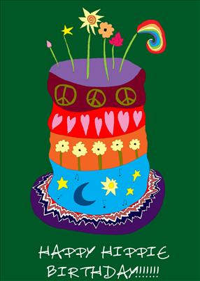 happy hippie birthday