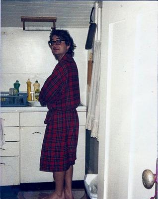 Bathrobe shot